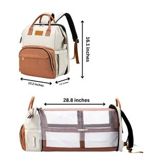 Ria & Mia Diaper Bag with Changing Station 16.1 Inches Height 13.2 Inches Width 28.8 Inches Length for Stylish Diapering