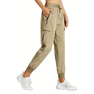 Women's Cargo Joggers Lightweight Quick Dry Comfy Fit Hiking Pants Waterproof UPF 50+ Athletic Workout Lounge Casual Outdoor