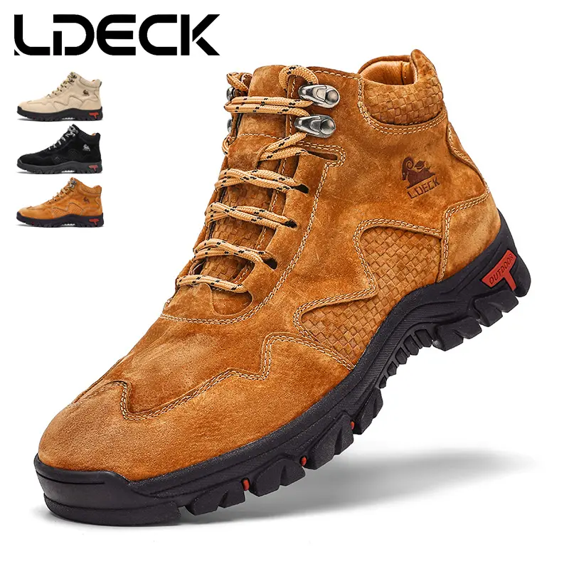 [Men's Sneakers Chukka Boots] LDECK Men's Fashion Sneakers Chukka Boots Breathable Daily Casual Work Office Shoes