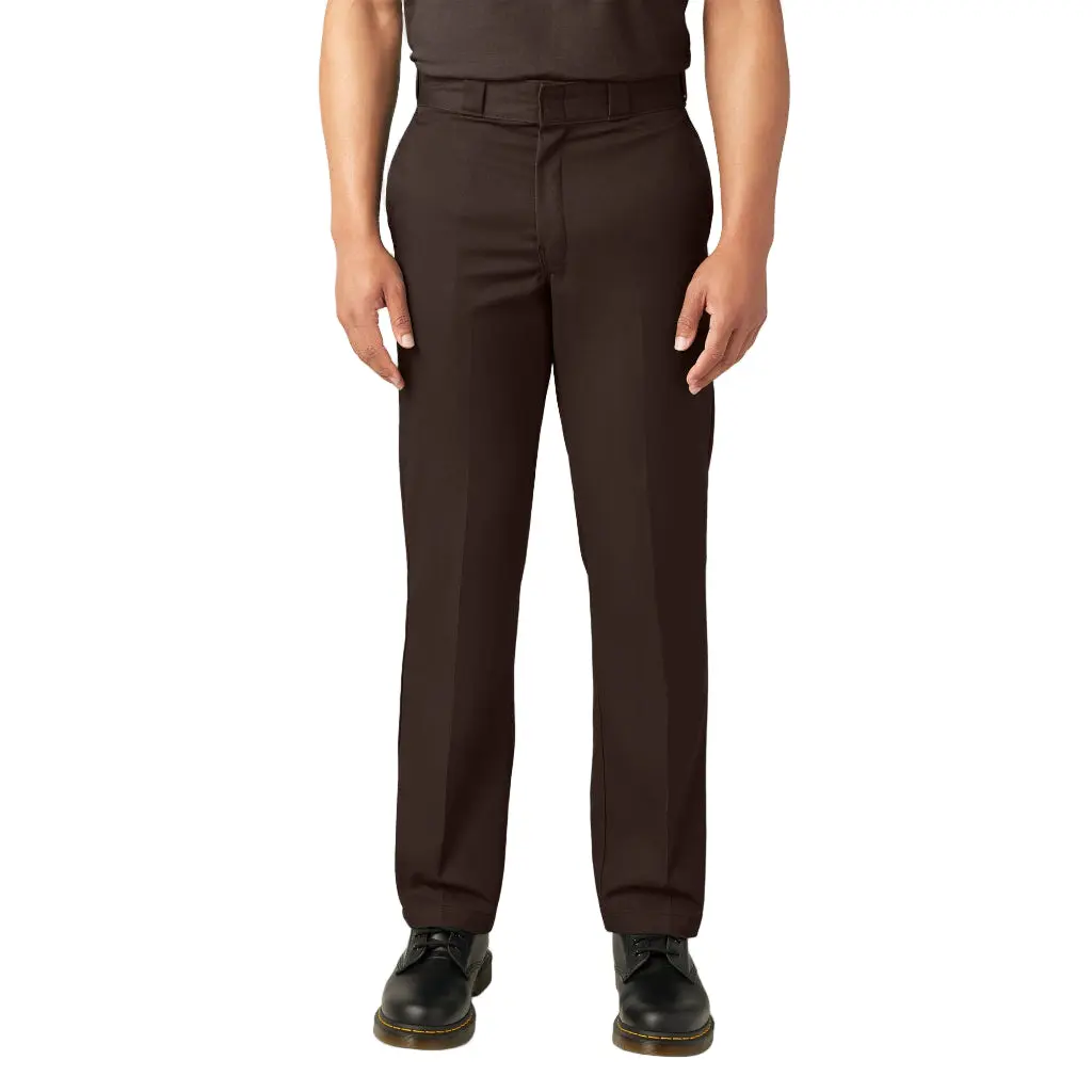 Dickies Men's 874 Original Work Pants, 90s Straight Style Relaxed Fit in Wrinkle-Resistant and Antistain Poly-Cotton Twill, Workwear, Reinforced Seams