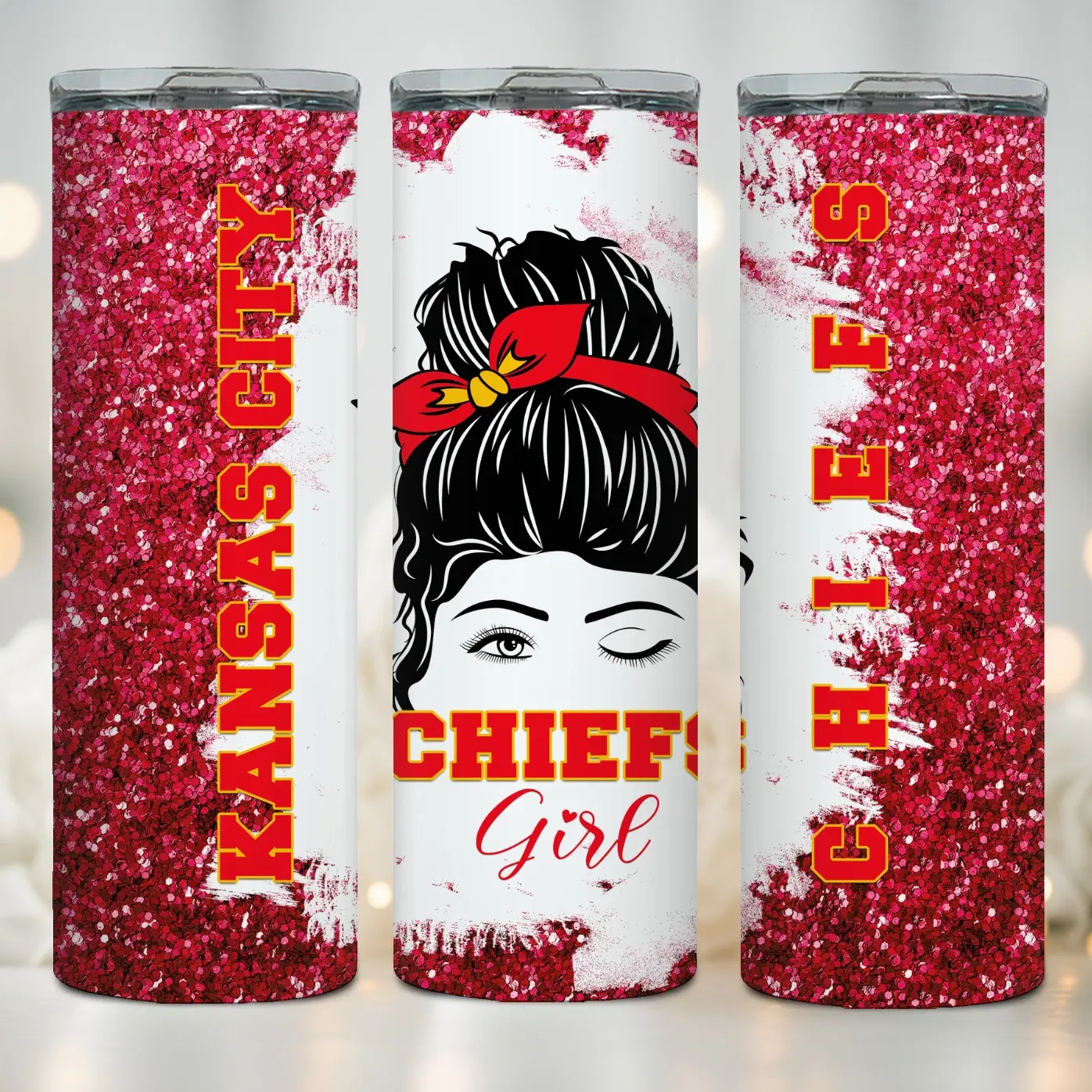 20oz Chiefs Girl Tumbler