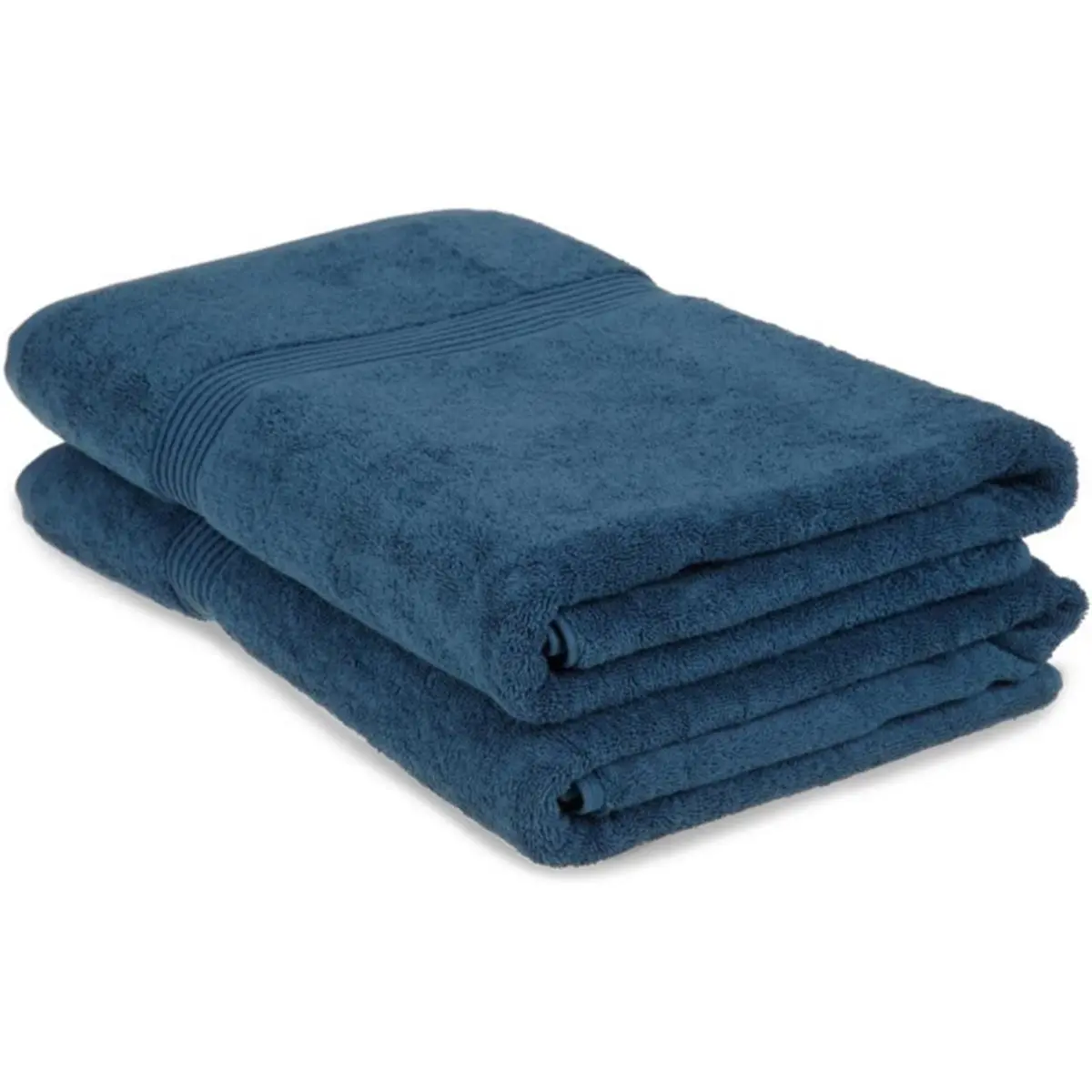 212 MAIN Superior Egyptian Cotton 2-Piece Bath Sheet Set - Sapphire, Absorbent, Breathable, Soft Luxurious Cotton Bath Linens, Cotton Bath Towels