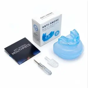 Anti Snoring Mouth Guard Improve Sleeping Adjustable Snoring Mouth Guard Anti Apnea Teeth Bruxism Stop Snoring Device Mouthpiece Pink BPA Free Gift