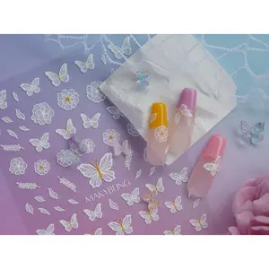 White Fairy Tale Nail Stickers