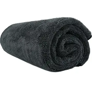 Professional Car Drying Towel (36"x 24") with Twisted-Loop Technology, 1200GSM for a Streak-Free Finish – Microfiber Towels for Cars, Trucks, SUVs, RVs and Motorcycles