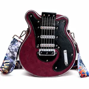 Guitar Purse - Unique Guitar-Shaped Design for Music Lovers Compact & Versatile for Concerts Rehearsals or Daily Use