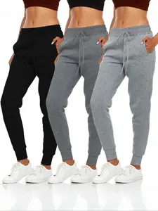 Women's Elastic Waist Pants, Casual Daily Wear Long Pants, Comfortable and Stylish, Perfect for Everyday Use, Ladies Fashion