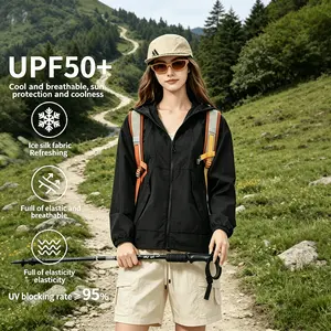 Born Cool, Stay Dry – Ladies' UPF 50+ Ice Silk Set, Sweat-Releasing & Full of Elasticity – Adapt to Various Scenarios: Hiking, Camping, On Foot