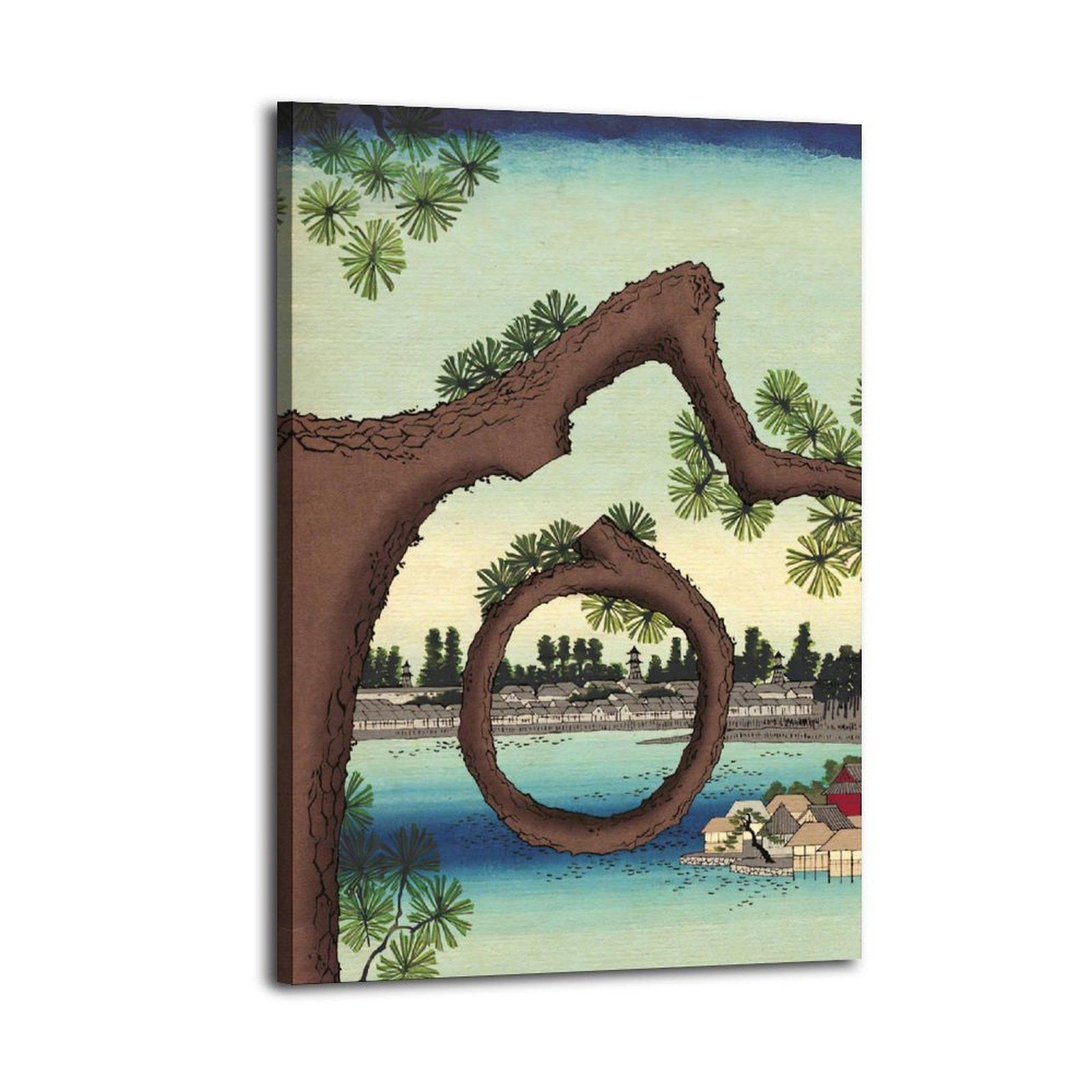 Vintage Poster Japan Ukiyo-e Style Illustration (12) Poster Decorative Painting Canvas Wall Art Picture Print Modern Family Bedroom Decor