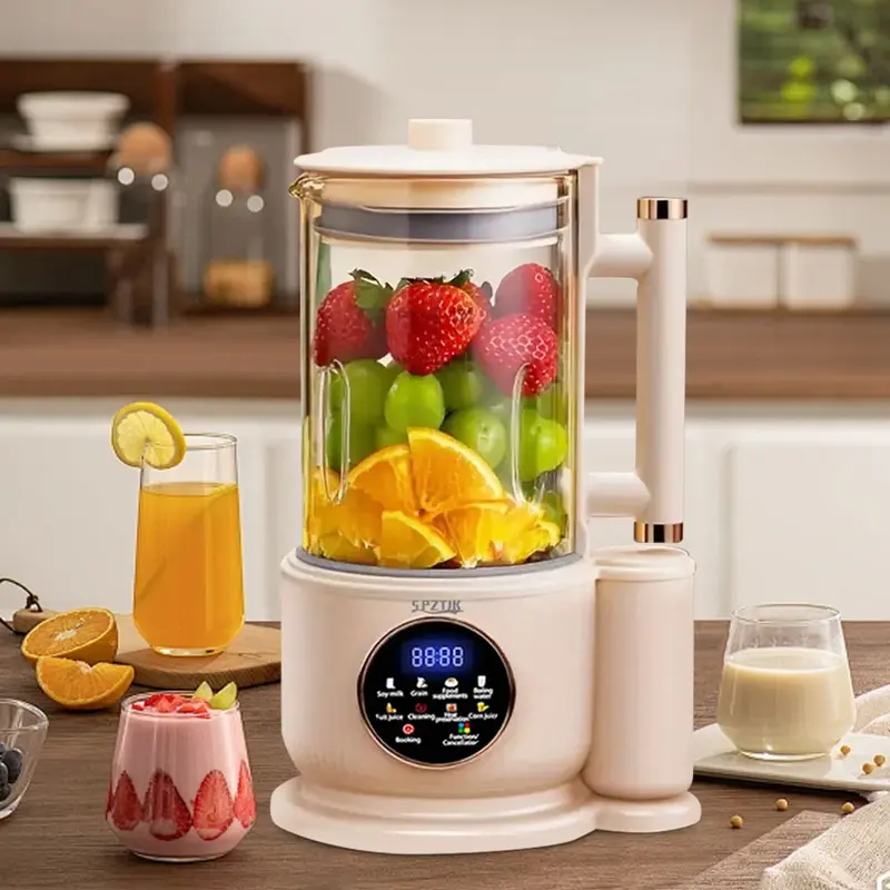 10 in 1 Nut Milk Maker Machine, 48oz Homemade Almond, Oat, Soy, Coconut, Plant-Based and Non-Dairy Beverages with Self-Cleaning, Boil Water, Delay Start, Keep Warm, 12 Blade Blender