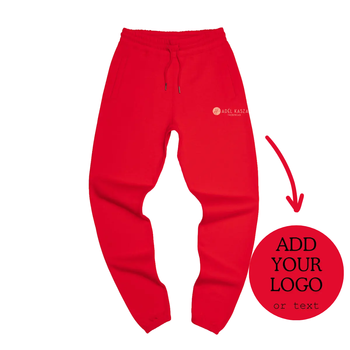 Customizable Luxe Sweatpants Organic Cotton Unisex Casual Fashion  Stylish Basic