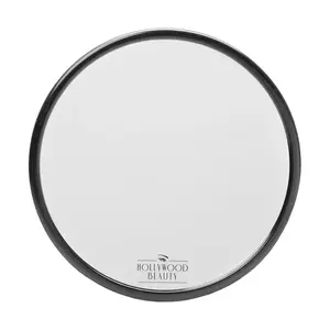 Hollywood Browzer Beauty Makeup Mirror - 5X Magnification Compact Mirror with Suction Cups for Dermaplaning, Tweezing and Makeup - 1 pc