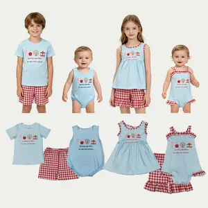 Toddler Summer Outfit  Country Fair Baby Girl Bubble Romper