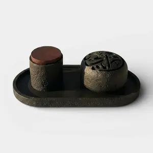 Midnight Aura Incense Burner Set