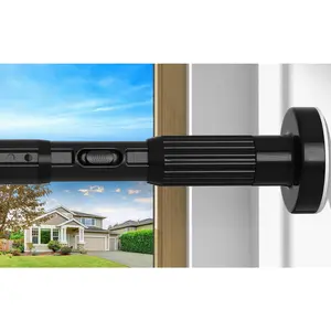 Heavy Duty No Drilling Tension Curtain Rod, 41-126In Adjustable 1.26In Diameter One-bond Stretching Tension Rod for Window Bathroom Patio Outdoor Shower