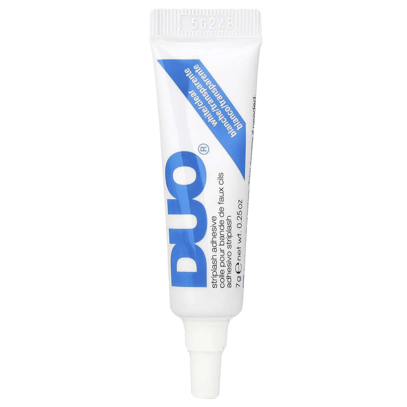 DUO Striplash Adhesive, White/Clear, 0.25 oz (7 g) DUO Striplash Adhesive, White/Clear, 0.25 oz (7 g)