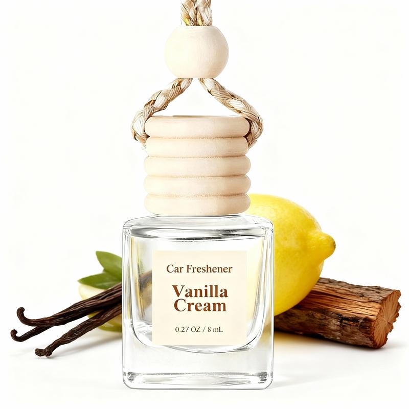 Car Air Freshener Hanging Diffuser, Car Interior Diffusers, Liquid Fragrance Freshener for Cars & Vehicles, Long-Lasting Scent Eliminator, Christmas Gift