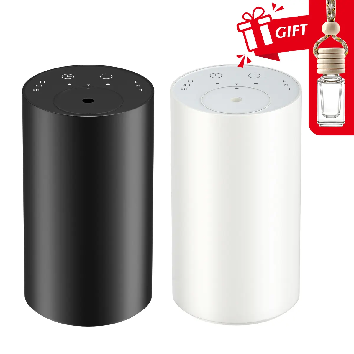COZOME Waterless Diffuser for Essential Oil, USB Rechargeable Mini Scent Air Machine, Aromatherapy Atomizing Diffuser Humidifier with 1/4/8 Hours Continuous Modes