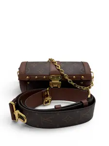 Pre-owned Louis Vuitton COATED CANVAS Crossbody Bags PAPILLON TRUNK MONOGRAM CROSSBODY BAG