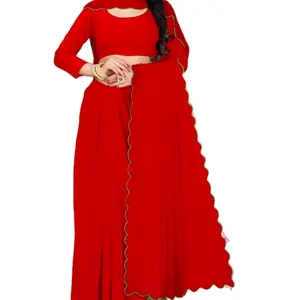 Fancy Red Saree - Casual Women's Wear, Elegant Design, Ideal for Special Occasions - Womenswear
