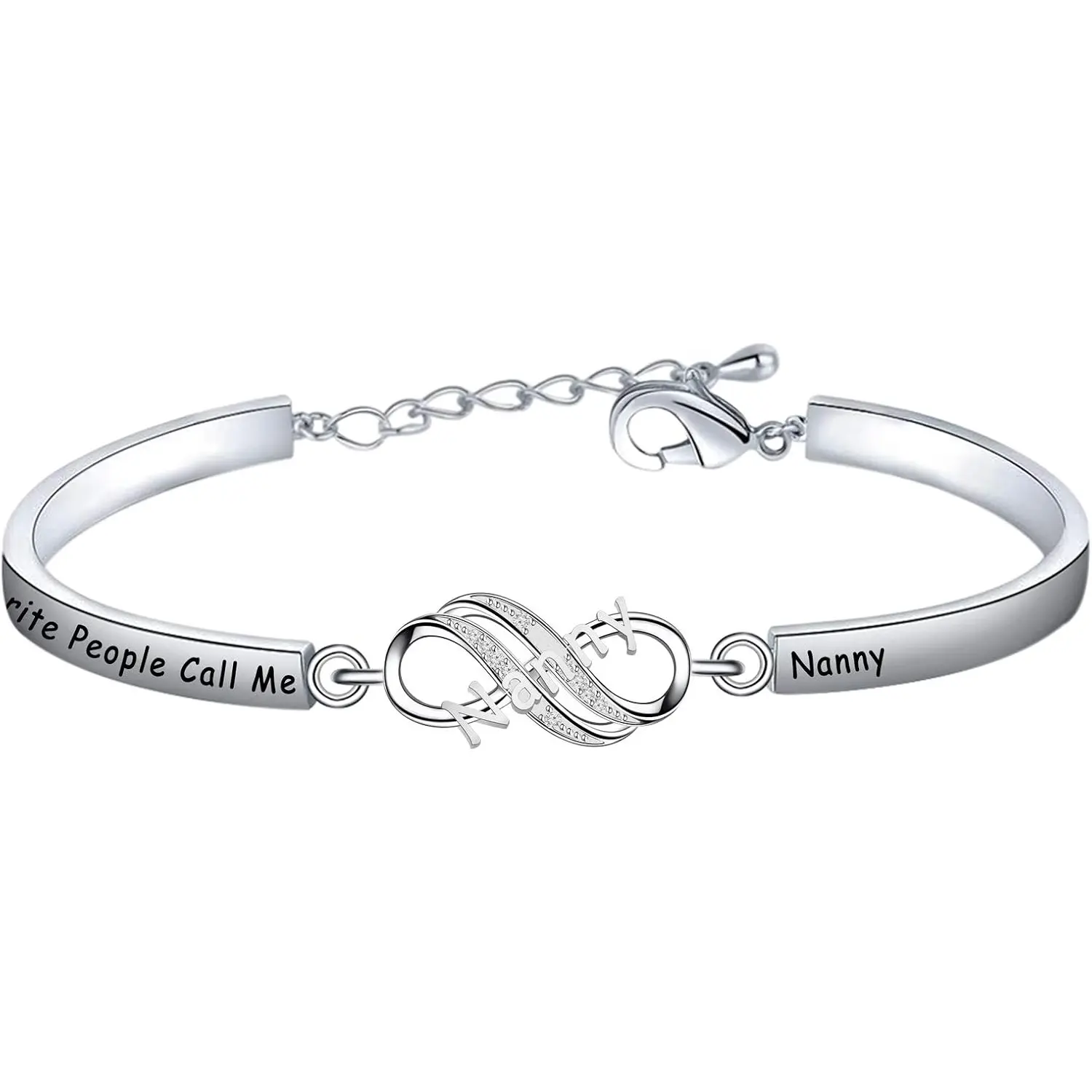 Grandma Bracelet My Favorite People Call Me Nana/Mimi/Nonna/Granny/Grandma Bracelet Gift for Grandmother