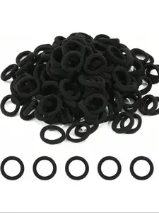 100pcs-Pack Hair Scrunchie Set for Girls, Nylon Elastic, Versatile Style, No-Tug & Hair-Friendly, Casual All Seasons, Tie Up Back