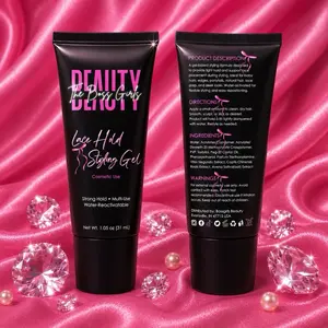 Lace Gel Haircare Pen Hair Styling Product, Hold Like Glue, Lightweight, Long Lasting, Mousse-Infused, Apply Evenly for Everyday Use