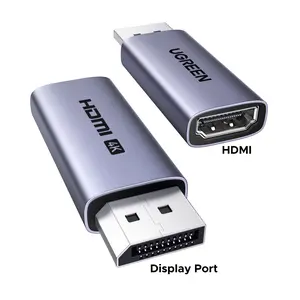 UGREEN 2 Pack Active 4K@60Hz DisplayPort to HDMI Adapter, Unidirectional DP 1.2 PC to HDMI 2.0 Display Male to Female HDCP 2.2 Video UHD Converter with 2K@144Hz 1080P@165Hz, Compatible with AMD NVIDIA summerwins