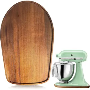 Acacia  Mixer Slider Mat for  Stand Mixer Wooden Sliding Tray Compatible with Kitchen Aid 4.5-5 Qt Mixer