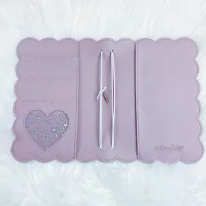 Mauve Scalloped B6 Traveler's Notebook | Fits 5"x7" Inserts + Notebooks