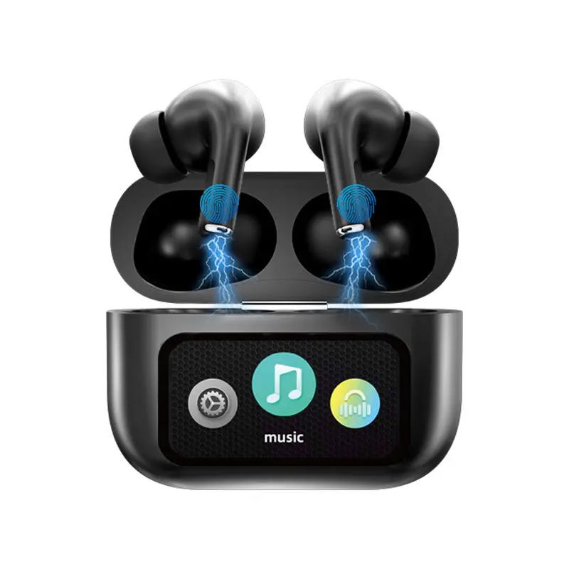 A9 Earbuds, True ANC and ENC Noise Cancelling Wireless Bluetooth Earbuds, Smart Touch Control In Ear Headphones with Clear Call Sound And Long Playtime for Daily Use Sports Travel Gaming