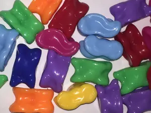 Jeu d' Osselets en Plastique - New Plastic Jacks Game - Knucklebone