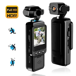1080P Action Camera,270° Rotatable Pocket Camera with 1.54 Inch IPS Screen,6x Digital Zoom,USB Rechargeable,Video&Video Blog,Video Recording Camera, Wearable Handheld Camera Recorder,Streaming Camera,Sport DV, Wearable Body Cam,Outdoor Sports Camera