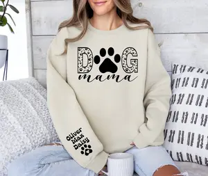 Dog Mama Hoodie, Dog Mom Sweatshirt, Dog Lover Hoodie, Dog Mom Gift, Personalized Gifts, Dog Mom Hoodie, Gift for Her