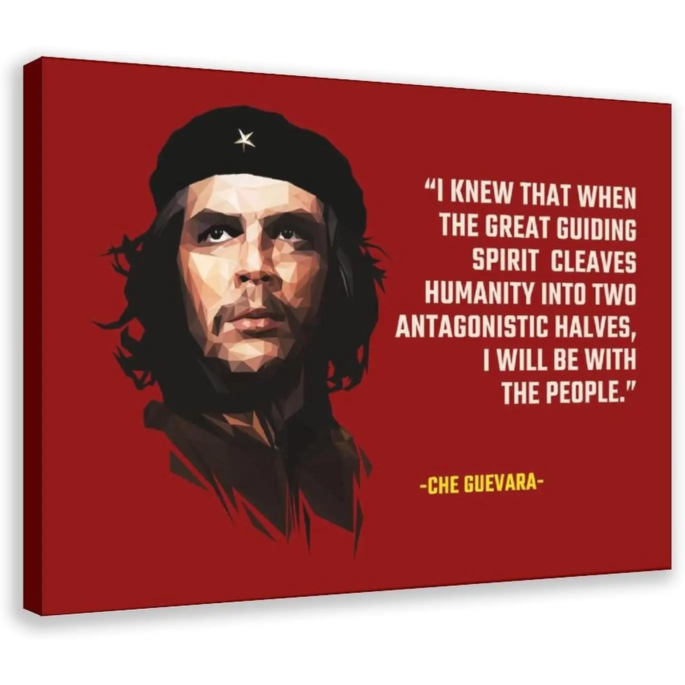 Che Guevara Celebrity Quotes Classic School Dorm Decor 3 Canvas Poster High Quality AAA+++ Bedroom Artistic Wall Art Gift Print Painting Ornaments