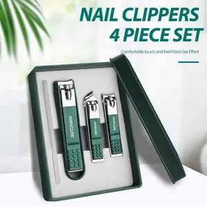 Nail Clipper Set no splash nail clipper set HighGrade Household Nail Clippers Men And Women Universal Pedicure Tools Simple Portable Nail Tools Steel Large Wide Stainless Manicure Half-Hand Practice