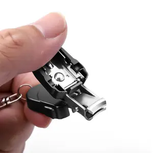 Portable Mini Nail Clipper Keychain, Sharp Stainless Steel Compact Fingernail Cutter, Cute Cat & Vintage Eagle Design Nail Clippers for Men Women Travel Home Purse Pocket Daily Use, Ideal Gift for Cat Lovers & Men