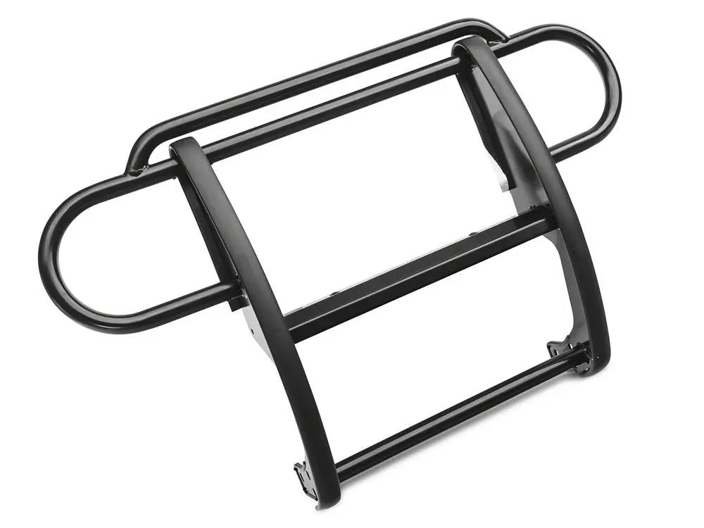 RedRock Heavy-Duty Tubular Steel Grille Guard - Gloss Black, Bolt-On Direct Fit Off-Roading Accessory, Debris Shield, Headlight Guard, Protects from Debris for 20-25 Jeep Gladiator JT Series