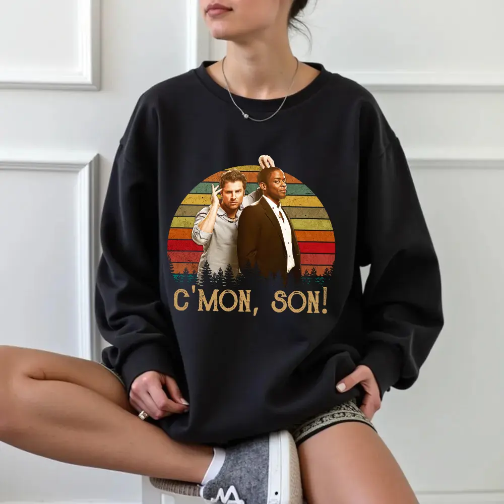 Psych TV Show C'mon Son Vintage T-Shirt Sweatshirt Hoodie