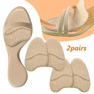 2Pairs Women's Metatarsal Cushions, Sweep-Absorbing Foot Insoles for Sandals High Heels - Invisible Half Pad Design with Anti Slip Wear Resistance and Breathable Comfort Fit Suitable To All Shoe Types, Shoes Insoles for Women
