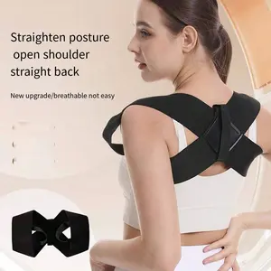 Posture Corrector Strap for Men and Women, Open Shoulder Posture Correction Band, Anti-Hunchback Body Shape Corrector, 1 Piece