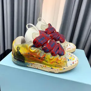 couples' leisure bread shoes height increasing trainers special wide shoelace design sports shoes