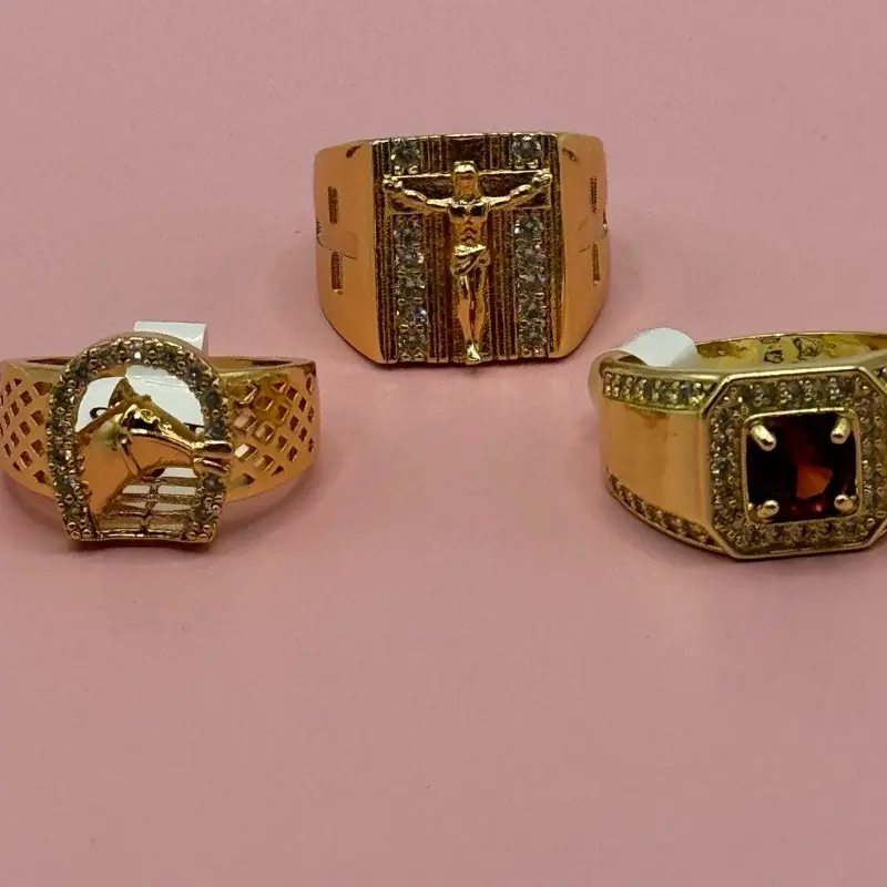 Mans ring’s  Gold plated / Anillos de Hombre Oro Laminado