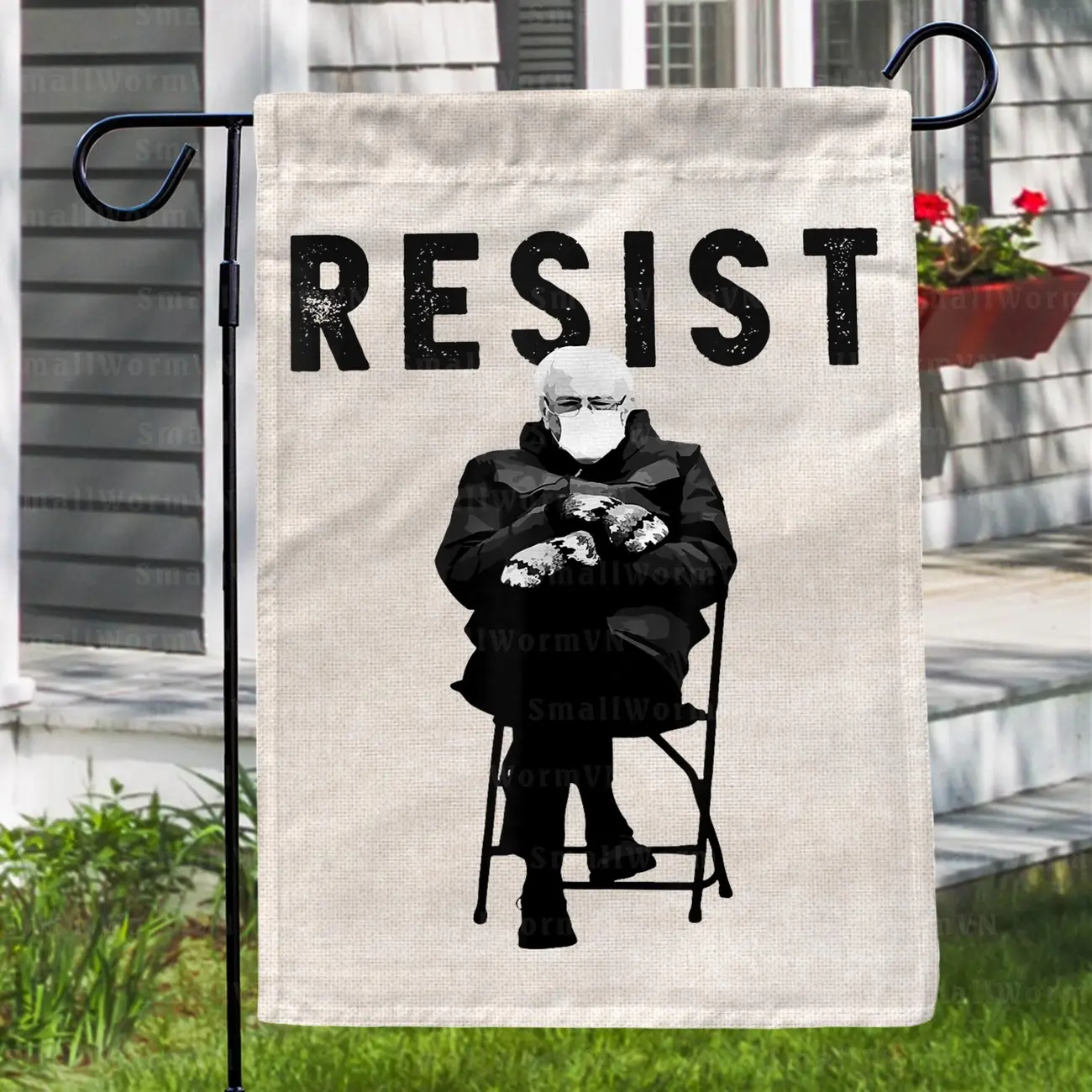 Resist Bernie Sanders Freedom Flag, Us National Service Protest Flag, Anti Trump Flag, Anti Maga Activist Sign, Resist Garden Flag, UMO80
