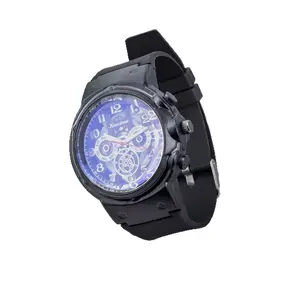 Youth Skeleton Sports Watch | Flexible Silicone Band with Geometric Cut-Out Dial | Street Style Essential for Campus, Workouts & Casual Wear | Must-Have for Fashion Forward Teens