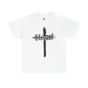 Blessed Cross T-Shirt | Christian Faith Graphic Tee