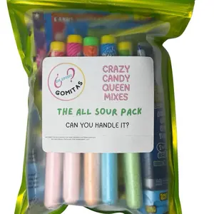 Que Quieres Gomitas Crazy Candy Queen ALL SOUR Pack 15 Pieces Super Sour Treats for Parties and Snacks - Bonbon