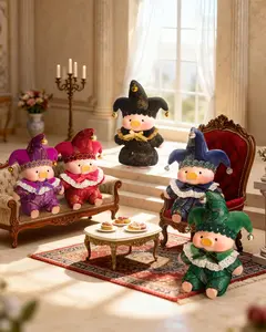 LuLu the Piggy - Triangel PVC Face Plush Keychain Blindbox, Figures Cute Stuffed Animals Mystery Box Collectibles Home Decorations Birthday Gifts