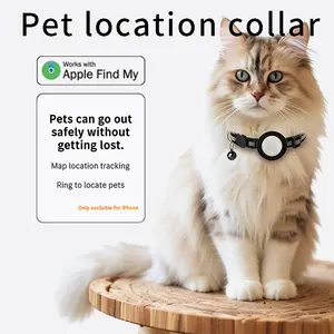 Reflective Pet Location Collar with Buckle Adjustable Safety Nylon Collars for Small Medium Large pet