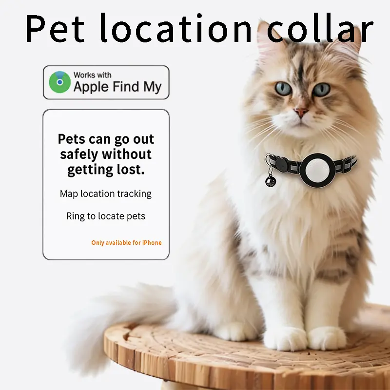 Reflective Pet Location Collar with Buckle Adjustable Safety Nylon Collars for Small Medium Large pet
